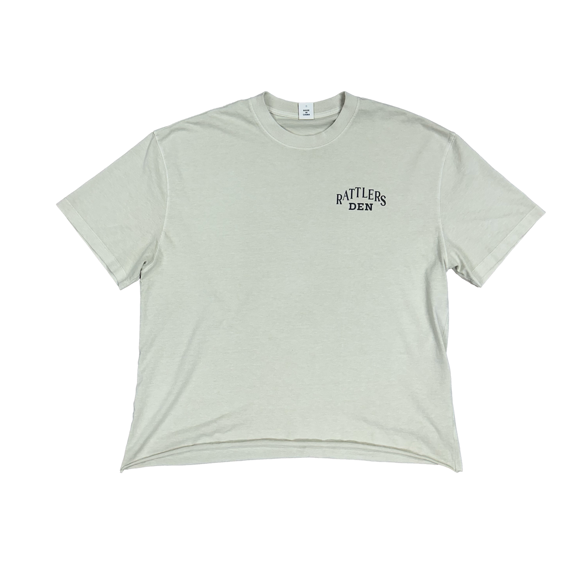 Rattlers Den Cropped Oversized Heavyweight Tee