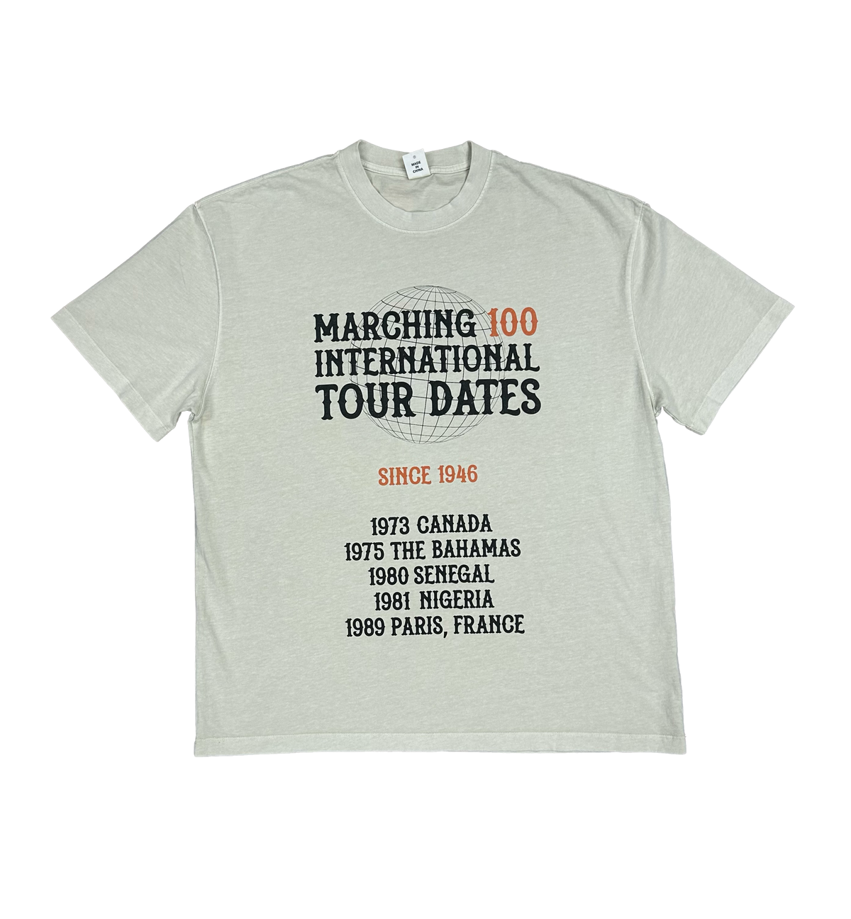 The 100s WORLD TOUR Oversized Heavyweight Tee